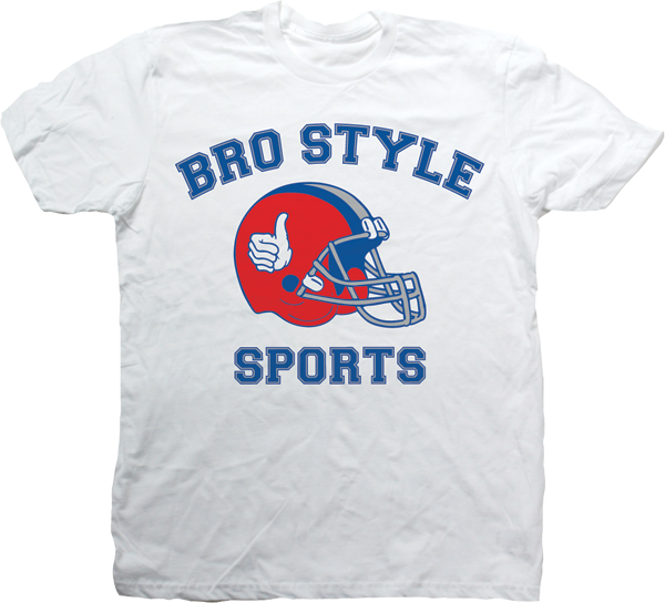 BRO STYLE SPORTS SS SMALL WHITE