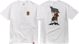 CHOCOLATE LUCHADORE SS TSHIRT SMALL WHITE