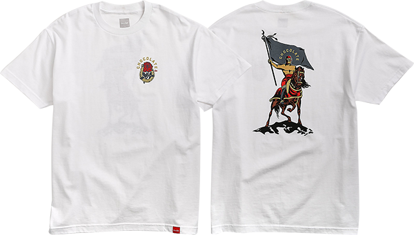 CHOCOLATE LUCHADORE SS TSHIRT SMALL WHITE