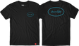 CHOCOLATE OVAL SS TSHIRT SMALL BLACK