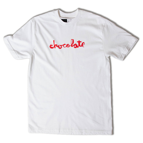 CHOCOLATE CLASS TSHIRTIC CHUNK SS TSHIRT LARGE WHT/RED
