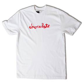 CHOCOLATE CLASS TSHIRTIC CHUNK SS TSHIRT XLARGE WHT/RED