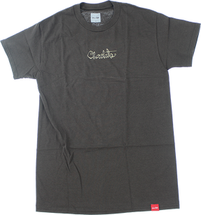 CHOCOLATE 94 SCRIPT SS TSHIRT SMALL DARK CHOCOLATE