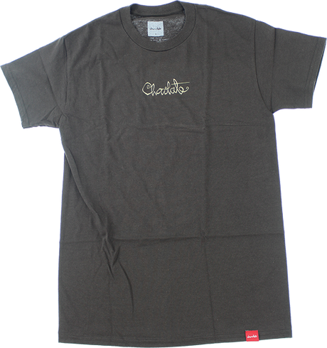 CHOCOLATE 94 SCRIPT SS TSHIRT SMALL DARK CHOCOLATE