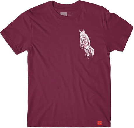 CHOCOLATE SAN CHOCO SS TSHIRT MEDIUM BURGUNDY