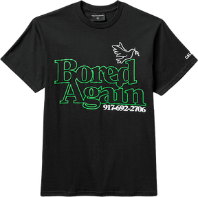 CALL ME BORED AGAIN SS MEDIUM BLACK