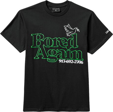 CALL ME BORED AGAIN SS MEDIUM BLACK