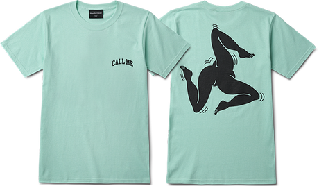 CALL ME 917 LEGS ISLAND SS TSHIRT MEDIUM REEF GRN