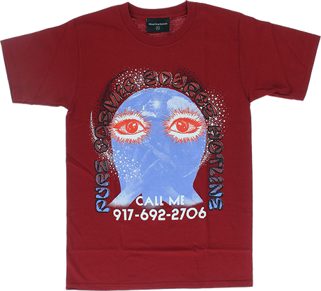 CALL ME 917 PURE COSMIC SS TSHIRT SMALL CARDINAL