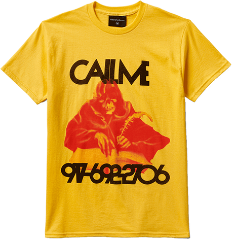 CALL ME REAPER SS XLARGE YELLOW