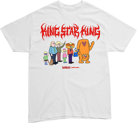 DEATHWISH KING STAR KING SS TSHIRT MEDIUM WHT