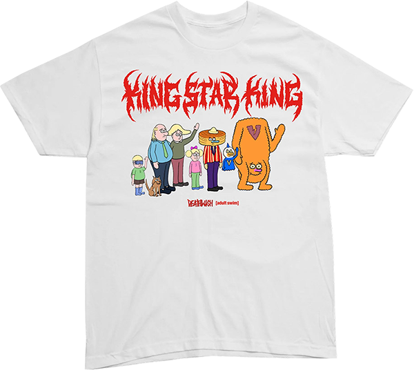 DEATHWISH KING STAR KING SS TSHIRT LARGE  WHT