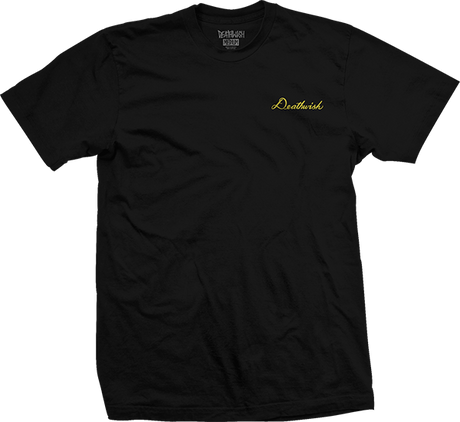 DEATHWISH SCRIPT SS TSHIRT SMALL BLACK