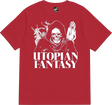 DEATHWISH UTOPIAN FANTASY SS TSHIRT LARGE RED