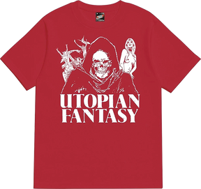 DEATHWISH UTOPIAN FANTASY SS TSHIRT LARGE RED
