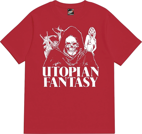 DEATHWISH UTOPIAN FANTASY SS TSHIRT LARGE RED