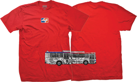 DGK TRANSPORTATION SS TSHIRT SMALL RED