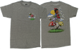 DGK TRIPPY MATH SS TSHIRT SMALL HEATHER GREY