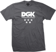 DGK ALL STAR - SHORT SLEEVE TSHIRT XLARGE CHARCOAL