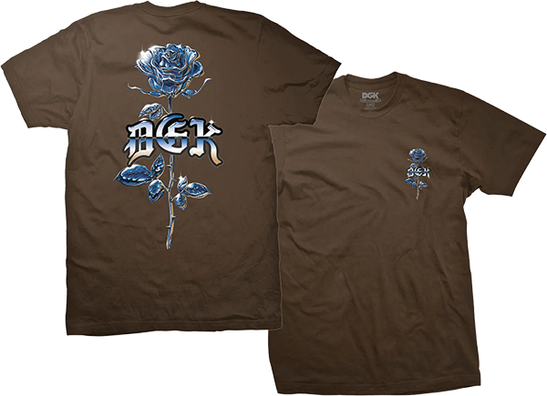 DGK AMEN - SHORT SLEEVE TSHIRT XLARGE DARK CHOCOLATE