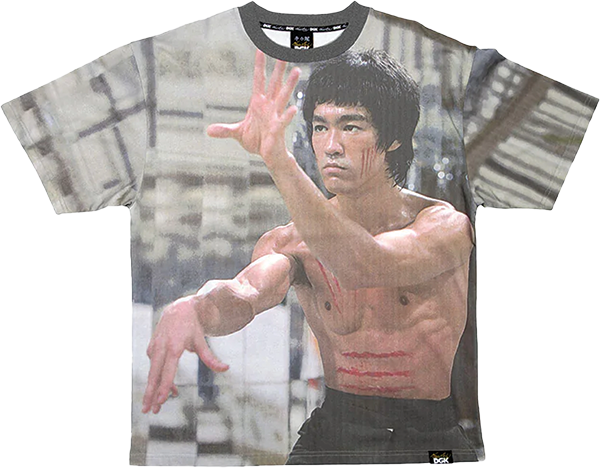 DGK BRUCE LEE CONTROL KNIT SHORT SLEEVE TSHIRT L