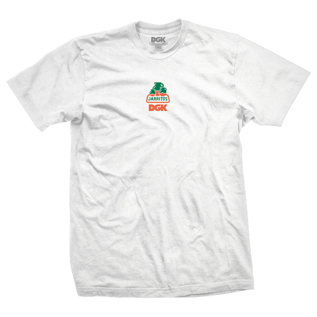 DGK JARRITOS BOTELLA SS TSHIRT MEDIUM WHITE