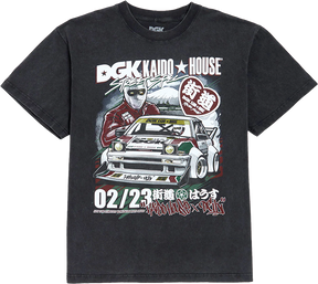 DGK KAIDO HOUSE RACEWAY BOXY SS MEDIUM VINTAGE BLK