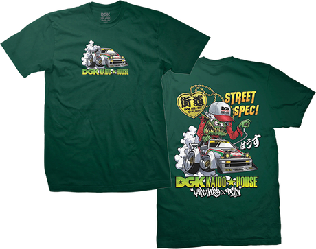 DGK KAIDO HOUSE WIDE OPEN SS XXLarge FOREST GRN