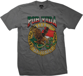 DGK NACIONAL SS TSHIRT LARGE-WASHED BLACK