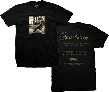 DGK ROSA PARKS SS XLarge BLACK