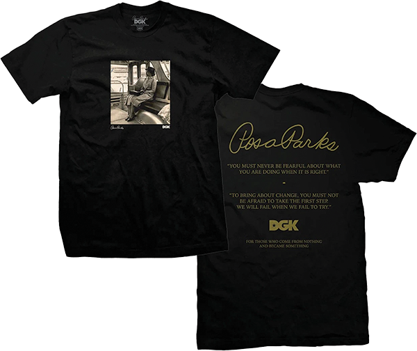 DGK ROSA PARKS SS XLarge BLACK