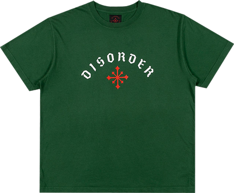 DISORDER ARCH LOGO SS TSHIRT MEDIUM OLIVE