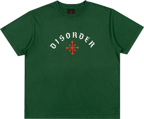 DISORDER ARCH LOGO SS TSHIRT MEDIUM OLIVE
