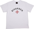 DISORDER ARCH LOGO SS MEDIUM OPTIC WHITE