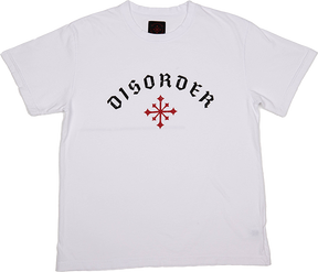 DISORDER ARCH LOGO SS MEDIUM OPTIC WHITE