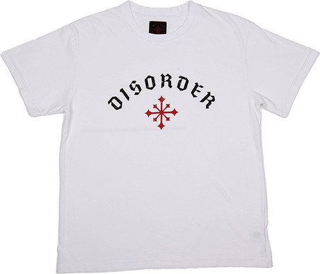 DISORDER ARCH LOGO SS MEDIUM OPTIC WHITE