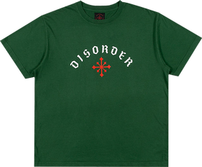 DISORDER ARCH LOGO SS TSHIRT LARGE  OLIVE