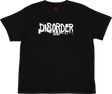 DISORDER SPRAY SS TSHIRT MEDIUM VINTAGE BLACK