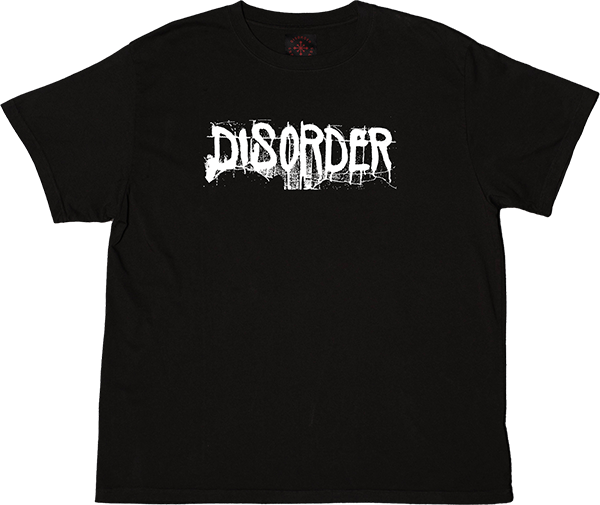 DISORDER SPRAY SS TSHIRT MEDIUM VINTAGE BLACK