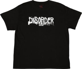 DISORDER SPRAY SS TSHIRT MEDIUM VINTAGE BLACK