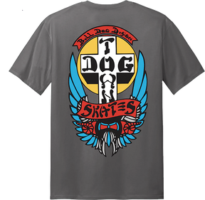 DOGTOWN BULL DOG OG 70'S SS SMALL  CHARCOAL