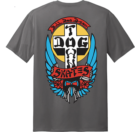 DOGTOWN BULL DOG OG 70'S SS SMALL  CHARCOAL