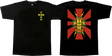 DOGTOWN DEATH TO INVADERS SS TSHIRT SMALL BLACK RED