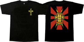 DOGTOWN DEATH TO INVADERS SS TSHIRT SMALL BLACK RED