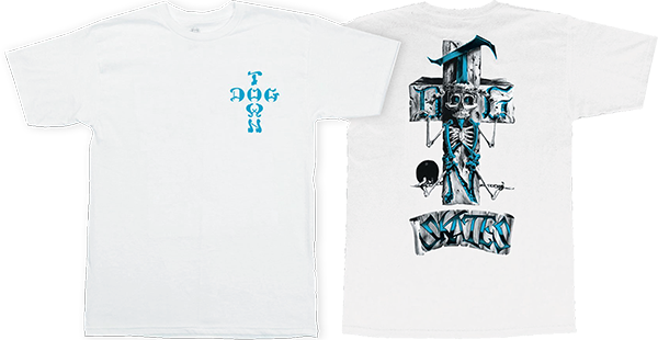 DOGTOWN STONEFISH SS TSHIRT SMALL WHITE