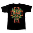 DT CROSS TSHIRT LOGO RASTA SS TSHIRT 2XLARGE BLACK