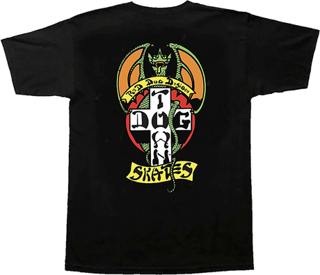 DOGTOWN RED DOG SS TSHIRT SMALL BLACK