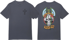DOGTOWN RED DOG OG 70'S SS MEDIUM  CHARCOAL