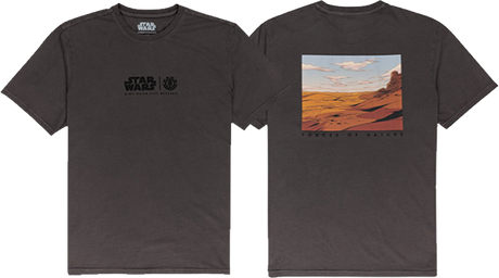 ELEMENT STAR WARS WIND SS TSHIRT SMALL NINE IRON CHARCOAL