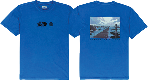 ELEMENT STAR WARS WATER SS TSHIRT SMALL DEEP WATER BLUE
